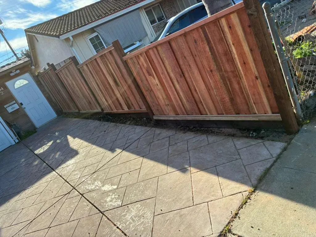 new-wood-fence-driveway-remodeling-san-ramon